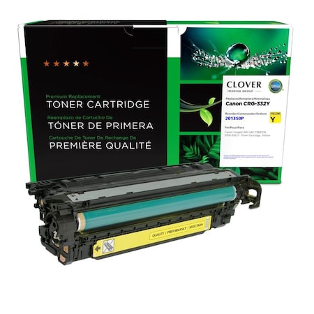 Clover Imaging Group Remanufactured Yellow Toner Cartridge for Canon CRG-332Y 201350P